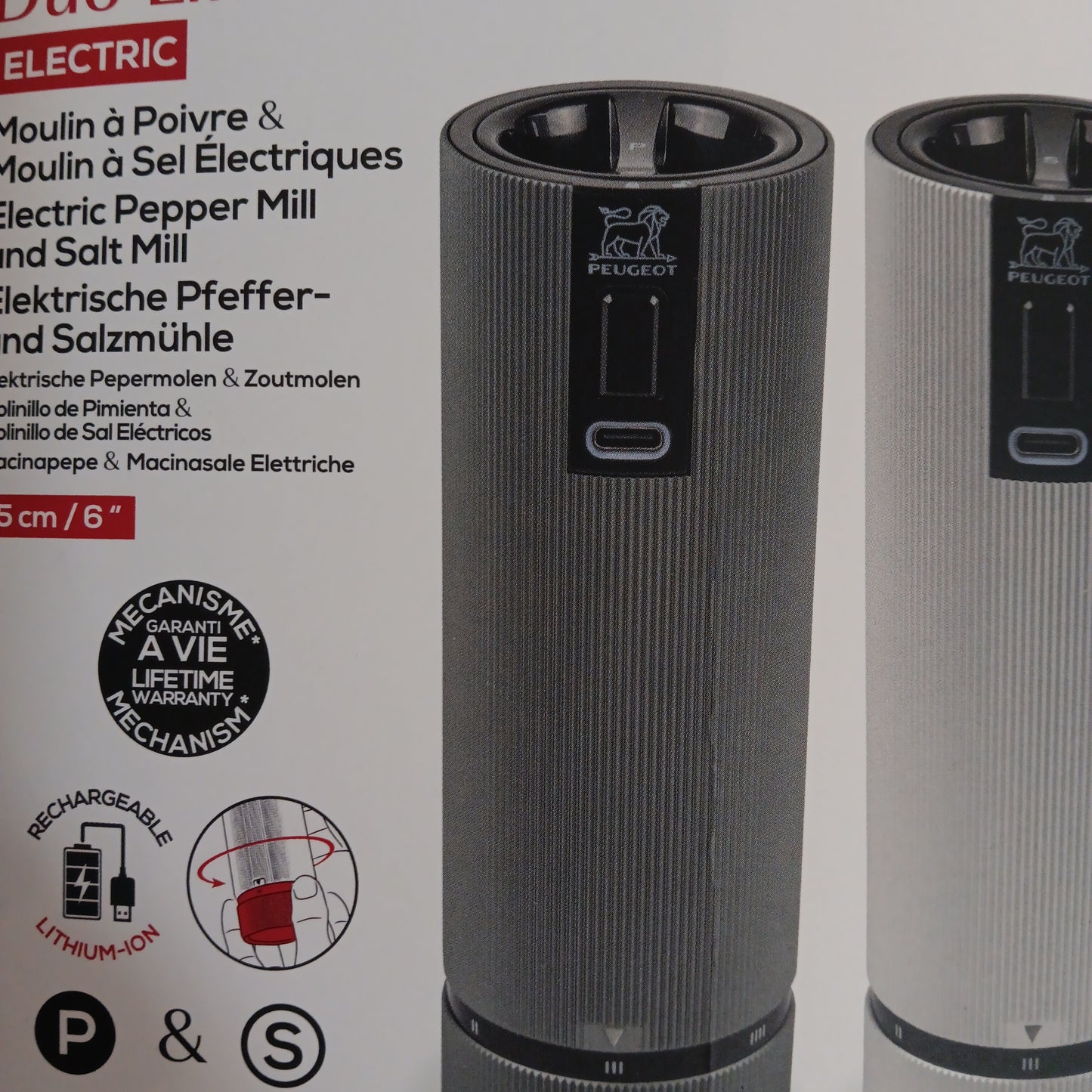 Set elettrico Macina sale e pepe