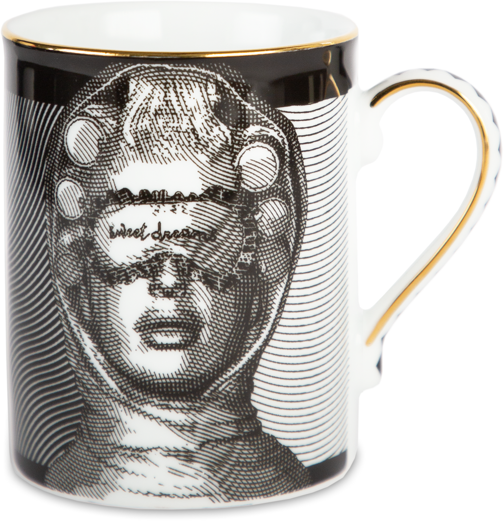 Tazza - Mug con decoro in Porcellana Sagrada Familia Baci Milano