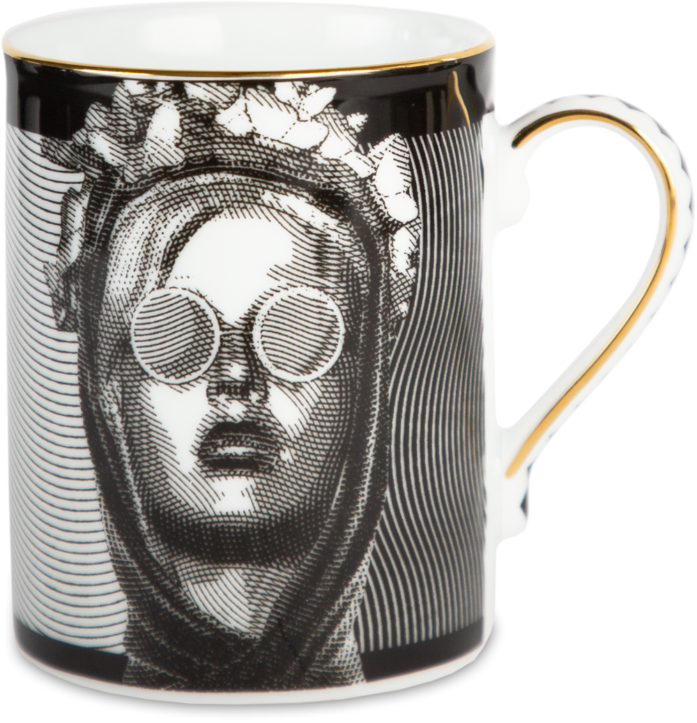 Tazza - Mug con decoro in Porcellana Sagrada Familia Baci Milano
